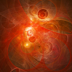 birght rays of star