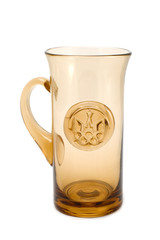 series object on white - Glass beer mug