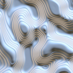 a large abstract image of flowing and moving liquid metal