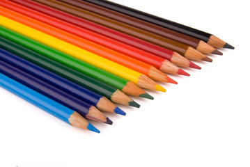 Fototapeta premium colored pencils 
