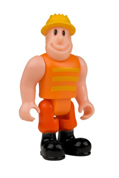 toy construction worker