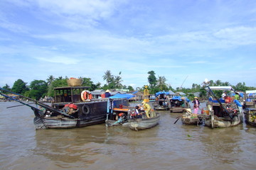 Fototapeta na wymiar Delta du Mekong, Vietnam