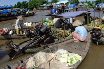 Marche flottant, Cantho, Vietnam