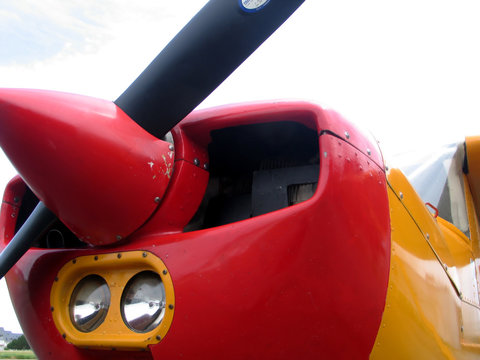 Moteur d'avion de tourisme