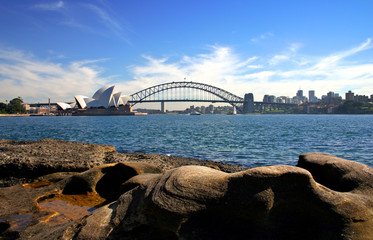 Sydney Opera House and Harbour Bridge..