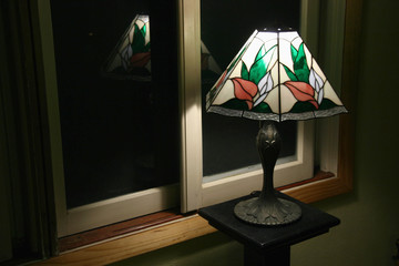 Lamp at night