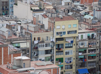 pictures of the urbanism in a crowded city