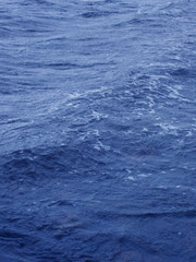 close up of a blue ocean sea swell