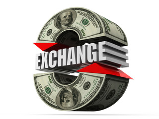 Currency exchange. dollar