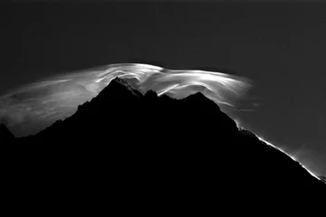 Deurstickers Avondstemming in Lhotse © Volker Hoffmann