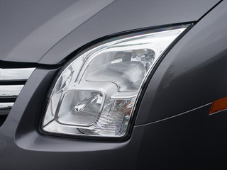 Headlight on new car