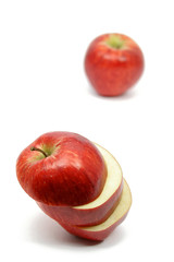 Fototapeta na wymiar apple slices