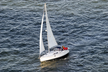 Fototapeta premium Sail Boat from the side