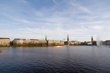 Kulisse Binnenalster Hamburg