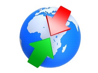 Fototapeta premium globalisierung