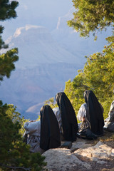 Three Nuns worship outdoors