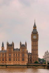 Fototapeta na wymiar London - The Houses of Parliament