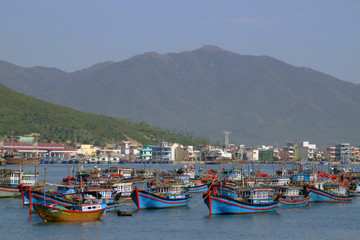 Fototapeta na wymiar Port de peche, Nha Trang, Vietnam