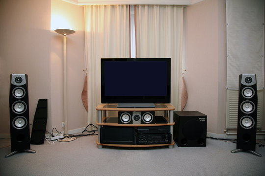 audio system in the room