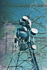 Communications Tower Grunge