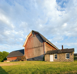 Obraz premium Sunset Barn
