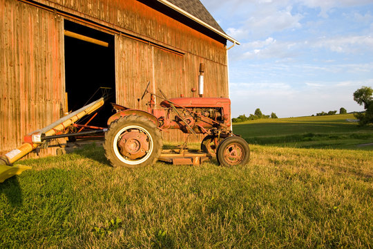 Sunset Tractor