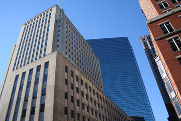 Obraz premium John Hancock Tower and other skyscrapers in Boston