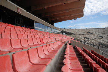 Obraz premium row of seat in the stadium