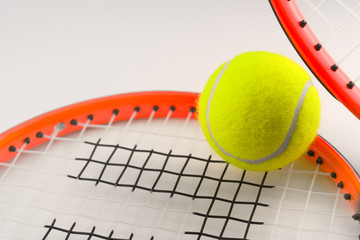 tennis rackets and tennis-ball