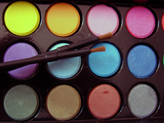 Naklejka premium Colourful palette