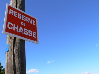 réserve de chasse