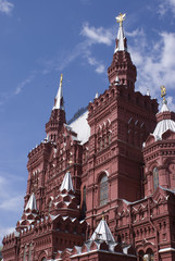 Fototapeta na wymiar Historical Museum in Moscow