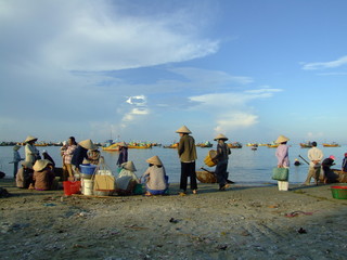 En bord de mer de Chine