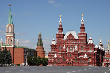 Kremlin and Historical museum, Red Square, Moscow