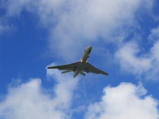Avion à l'atterissage