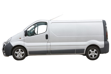 Van isolated on a white background