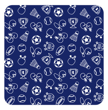 sports motif r&eacute;seau