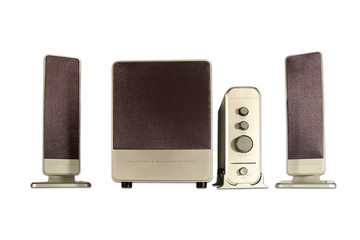 Multimedia speaker system 2.1