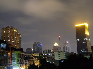 Immeubles de nuit, Bangkok
