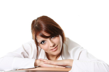  posing lips face hair make-up  shirt white