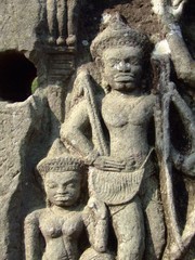 Fototapeta na wymiar Statue Khmere
