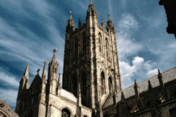Fototapeta na wymiar Spooky katedra