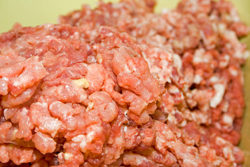 Minced meat, fresh mince without condiments