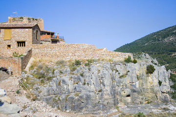 Country house in the mountain at Titanguas, Valencia. Spain.