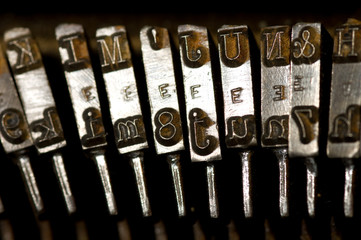 Old vintage typewriter