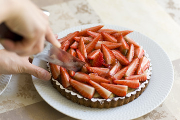 Tarte au fraises