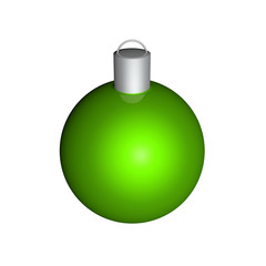 Weihnachtskugel Grün