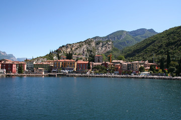 Fototapeta na wymiar Tobeloe, Lake Garda, Italy.