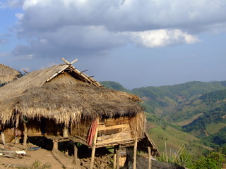 Village Akha, Thailande