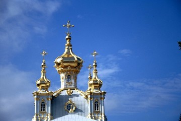 Fototapeta na wymiar Kościół w Petersburgu